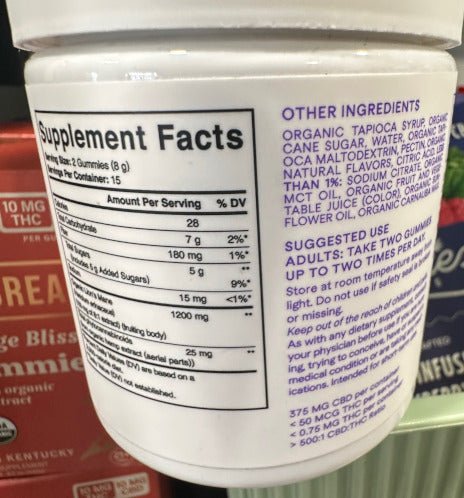 Brain Support Gummies - NFS Certified for Sports - Zaza Zenn Store - Charlotte's Web