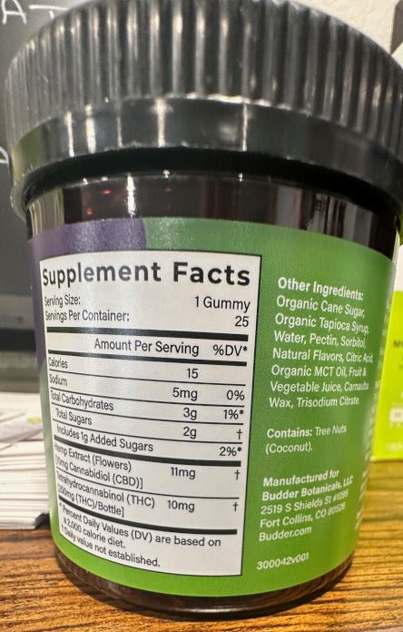 Budder 5mg Delta 9 THC Gummies (Assorted) - Zaza Zenn Store - Budders