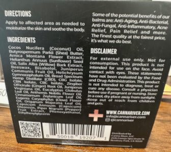 CBD Body Balm - Warming - Zaza Zenn Store - Canna River