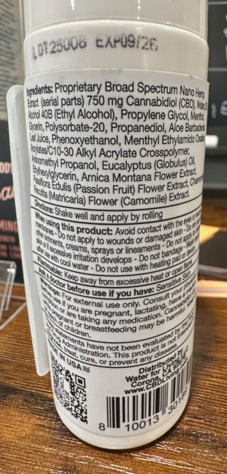 CBDLiving - Cold Therapy Freeze Roll On - Zaza Zenn Store - CBDLiving