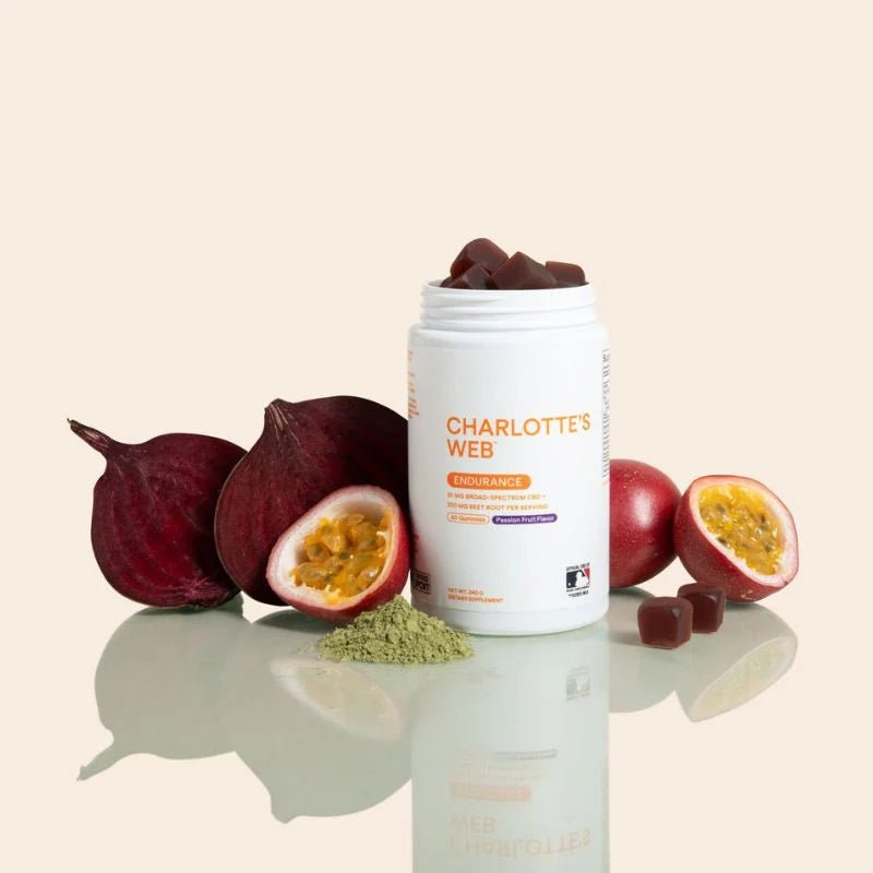 Endurance Gummy - CBD + Beet Root (Passion Fruit) - Zaza Zenn Store - Charlotte's Web