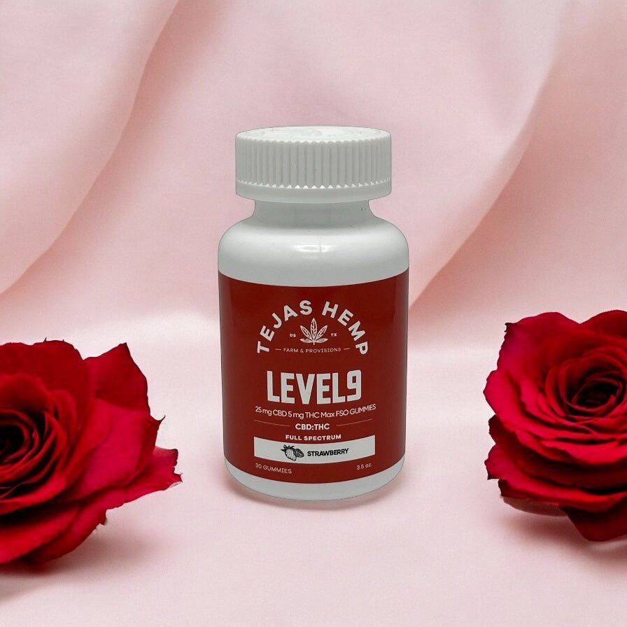 LEVEL9 Strawberry Gummies (Texas Hemp) - Zaza Zenn Store - Tejas Hemp