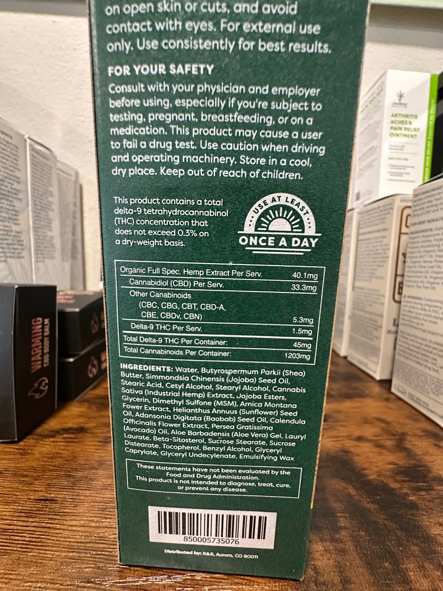 R&R CBD Pain Cream - 1000mg - Zaza Zenn Store - R&R CBD
