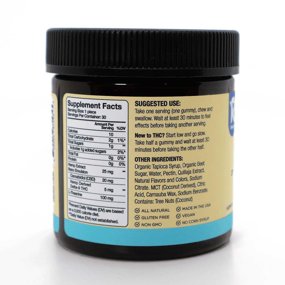 Stress - Less Gummies - Cherry Limeade - Zaza Zenn Store - Redeem Therapeutics