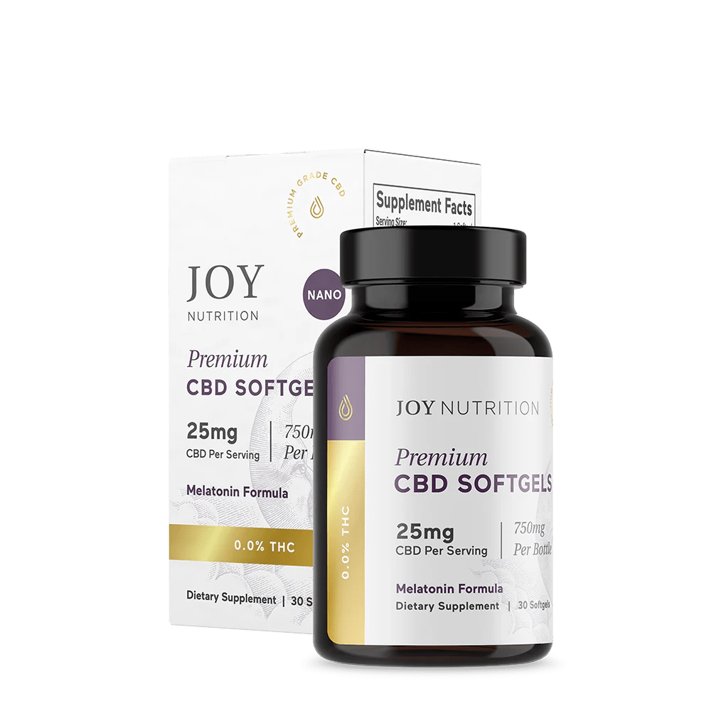 25mg CBD Sleep Softgels (Melatonin, CBN, CBD) - Zaza Zenn Store - Joy Organics