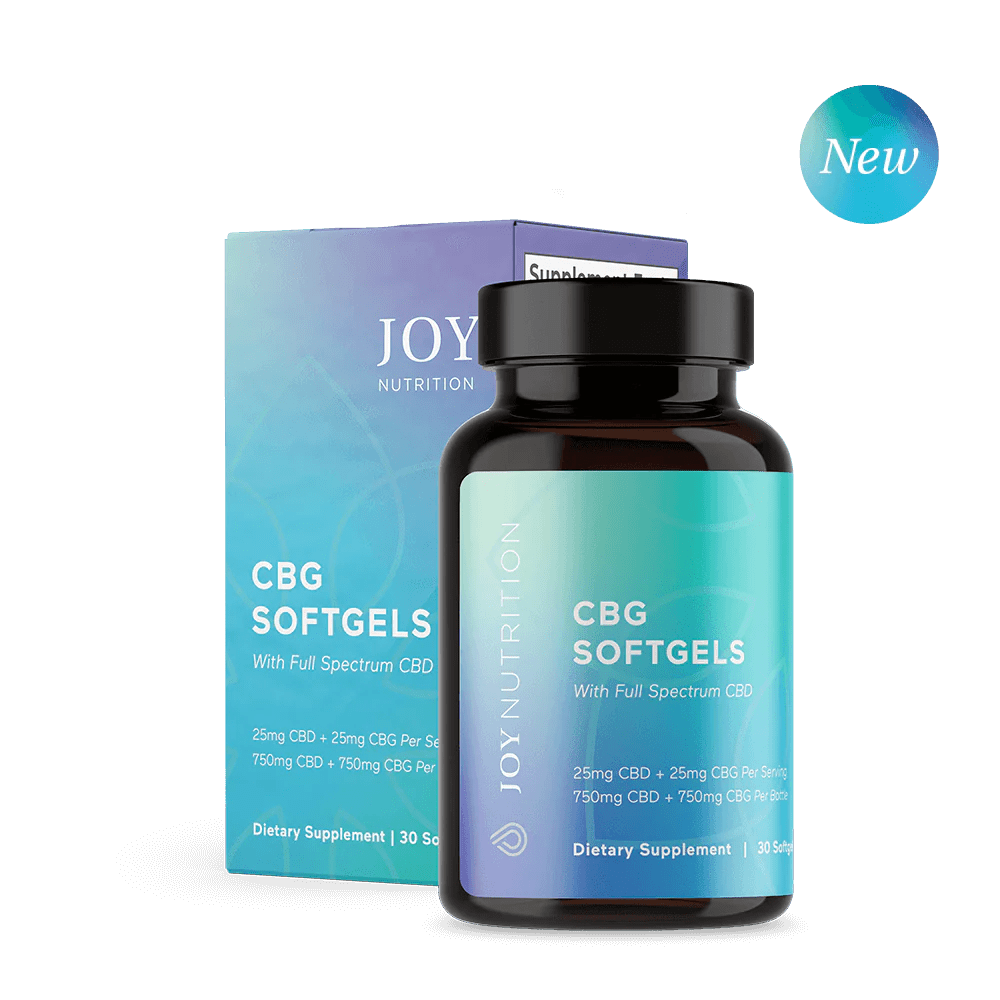 25mg CBG + 25mg CBD Softgels - Zaza Zenn Store - Joy Organics