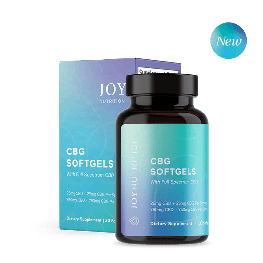 25mg CBG + 25mg CBD Softgels - Zaza Zenn Store - Joy Organics