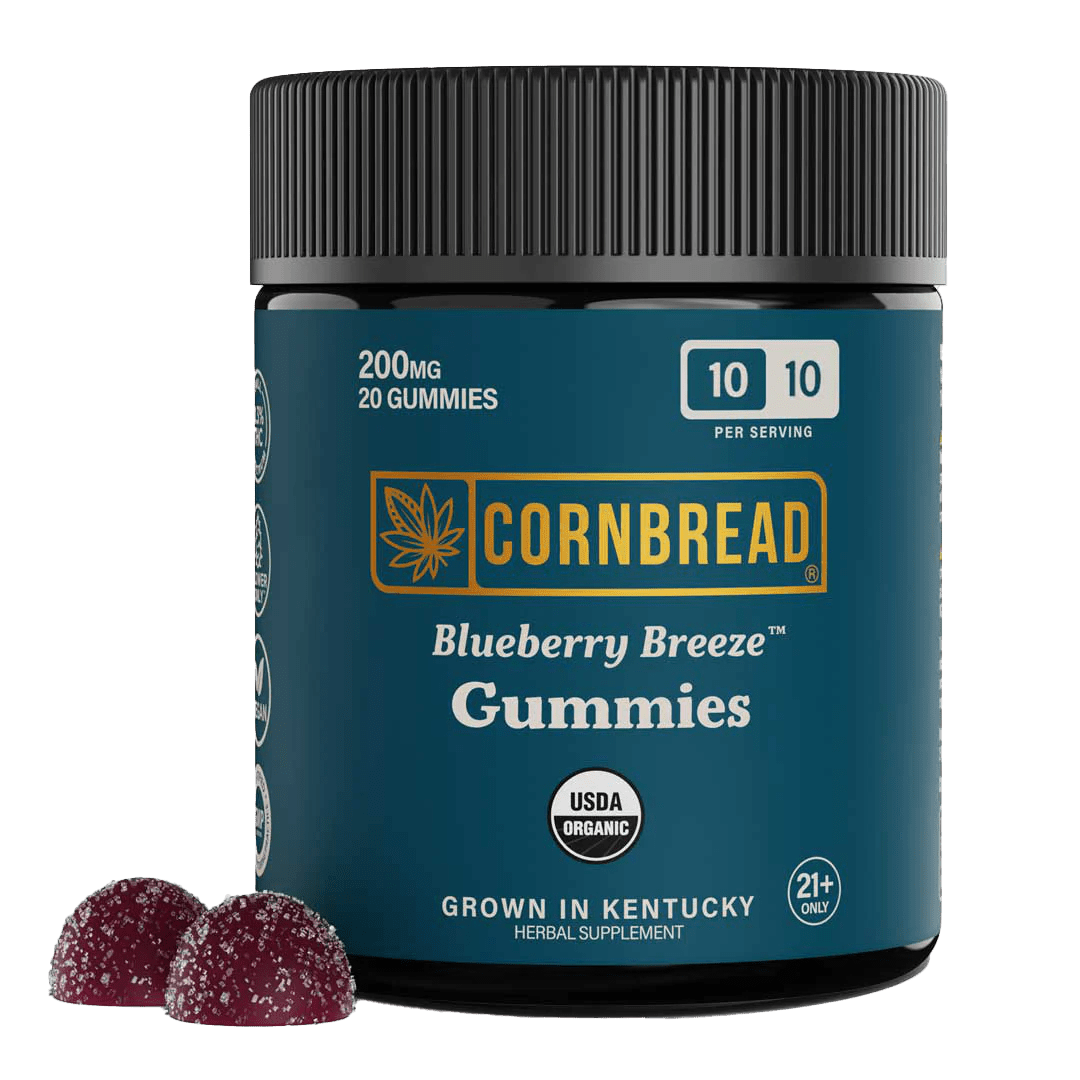 Blueberry Breeze Gummies (Cornbread Hemp) - Zaza Zenn Store - Cornbread Hemp