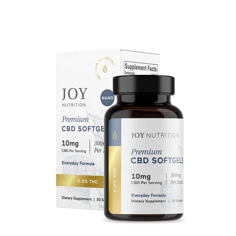 Broad - Spectrum CBD 10mg Softgel - Everyday Formula - Zaza Zenn Store - Joy Organics