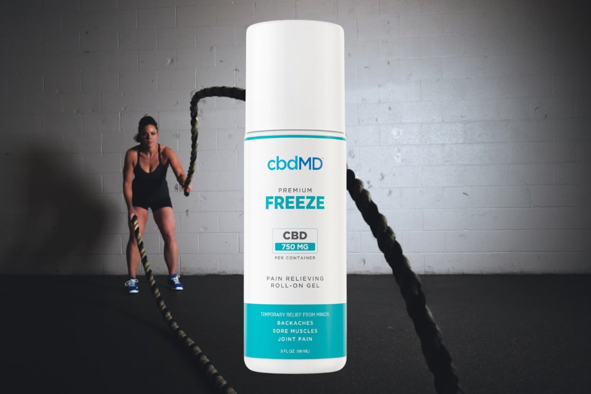 Broad Spectrum CBD Freeze Roller - 3000mg - Zaza Zenn Store - cbdMD