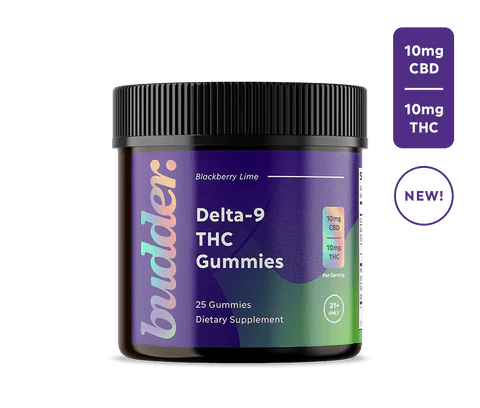 Budder 10mg Delta 9 THC Gummies (Blackberry Lime) - Zaza Zenn Store - Budders