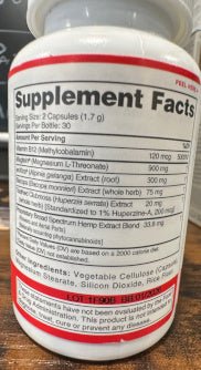 CBD & CBG Focus Capsules (NSF Certified for Sport) - Zaza Zenn Store - cbdMD