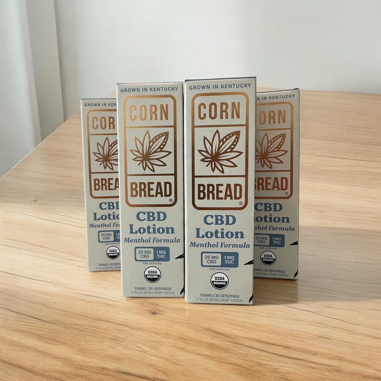 (Cornbread Hemp) CBD Lotion + Menthol - Zaza Zenn Store - Cornbread Hemp