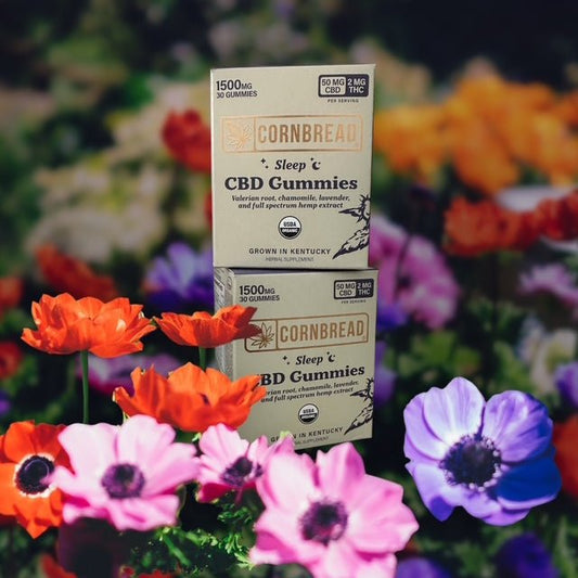 Cornbread Hemp - CBD Sleep Gummies (50MG CBD, 2MG THC) - Zaza Zenn Store - Cornbread Hemp