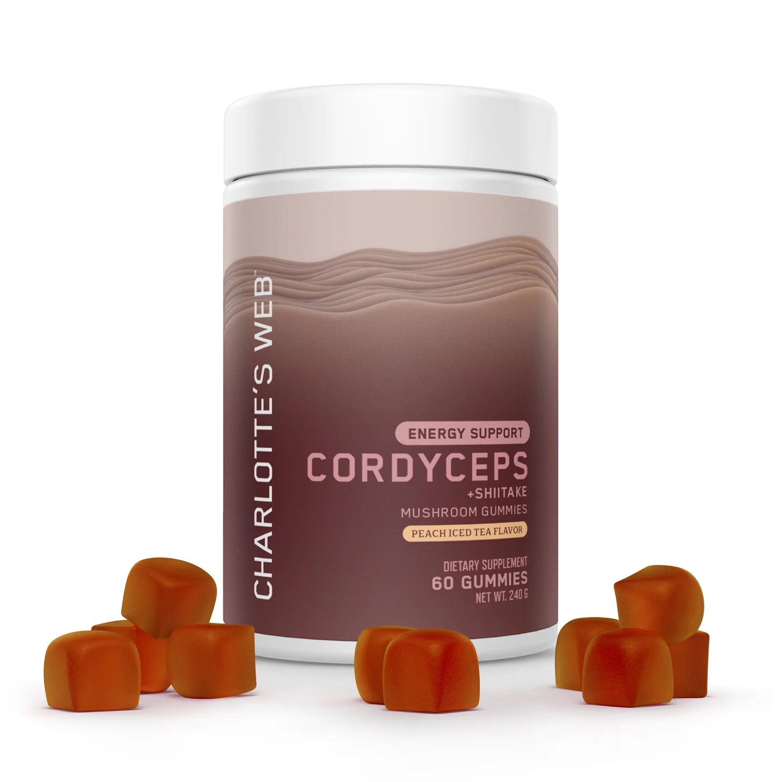 Energy Support Gummies (Cordyceps & Shiitake Mushroom) - Zaza Zenn Store - Charlotte's Web