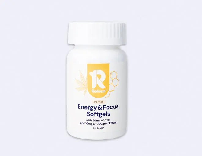 Focus & Energy CBD Softgels - Zaza Zenn Store - Redeem Therapeutics