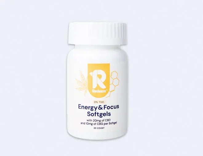 Focus & Energy CBD Softgels - Zaza Zenn Store - Redeem Therapeutics