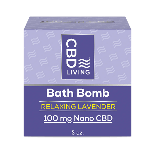 Nano CBD Bath Bomb - Lavender - Zaza Zenn Store - CBDLiving