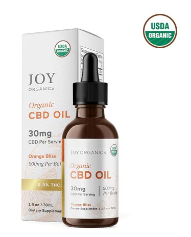 Organic Broad Spectrum CBD Tincture (Orange Bliss) - Zaza Zenn Store - Joy Organics