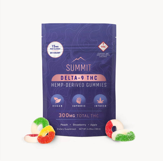 Summit 15mg Delta - 9 Gummies - 20ct. - Zaza Zenn Store - Summit