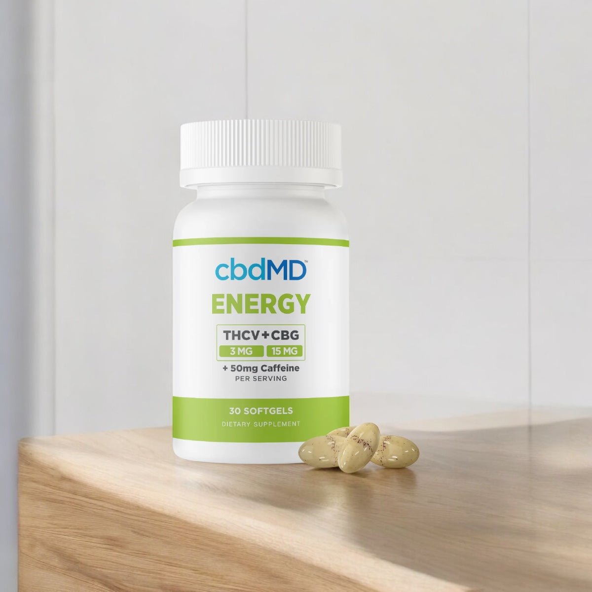 THCV + CBG Energy Softgels (cbdMD) - Zaza Zenn Store - cbdMD