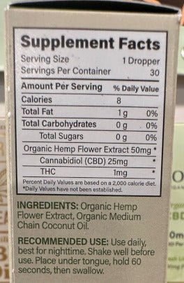 Whole Flower USDA Organic CBD Oil (Cornbread Hemp) - Zaza Zenn Store - Cornbread Hemp